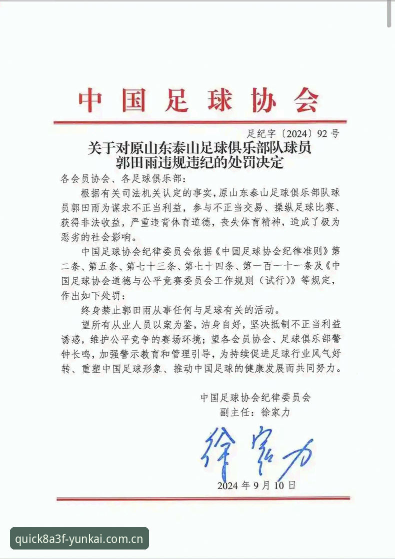 云开YUNKAI官网 中国足协第三批禁足名单全面评测:65人受罚背后的行业乱象深度解析